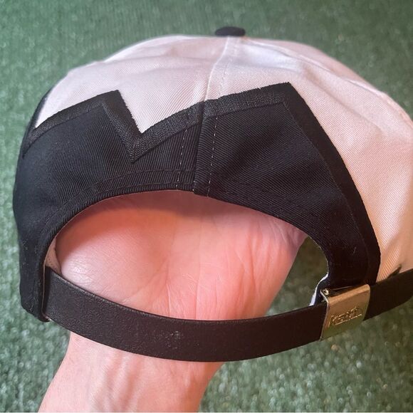 Vintage 90s Shark Tooth Wylie Pirates Adjustable Hat Cap - Picture 7 of 9